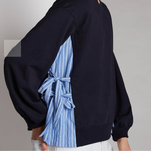 Porridge Anthropologie side-tie sweatshirt size XS - Picture 5 of 5